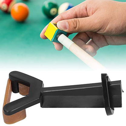 VGEBY Billiard Cue Tip Clamp,Cue Tip Snooker Billiard Pool Cue Tip Clamp Elastic Rubber Fastener Repair Tool(3 Sets/Sale)