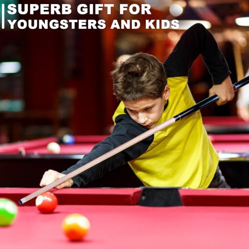 36”/42”/48” Canadian Maple Billiard Short Pool Cues for Tight Places - size: 48"