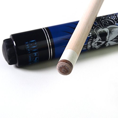 CUESOUL 58 inch 1/2 Maple Pool Cue Stick Kit-Rockin Series - color: G405, size: 21oz
