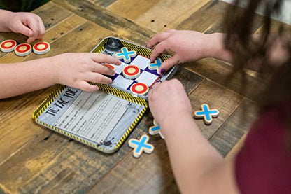 Bendon TS Shure Tic-Tac-Toe Games Mini Magnetic Activity Tin with Illustrated Foam Magnets 50437 - style: Tic Tac Toe Mini Game Tin