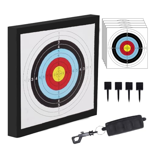 SPG Archery Target for Backyard Adult - EVA Foam Big Archery Target for Bows up to 50 Lbs, Durable Bow and Arrow Target for Backyard Shooting Practice with Arrow Puller