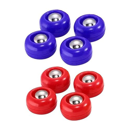 8 Pieces Shuffleboard Pucks, Tabletop Sliding Pucks Rolling Beads, 25mm Shuffleboard Games Pucks Replacement