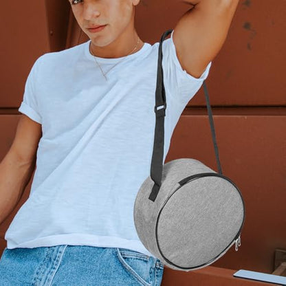 Disc Golf Bag Waterproof Lightweight Flying Disc Practice Bag with Shoulder Strap for Outdoor Golfing Accessories Gray