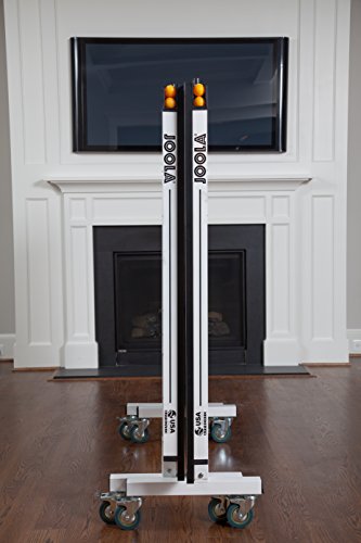 JOOLA Rally TL Professional MDF Indoor Ping Pong Table w/Quick Clamp Table Tennis Net & Post Set - 10 Minute Easy Assembly - Corner Ball Holders - Tournament Quality - Includes Playback Mode - size: 25mm