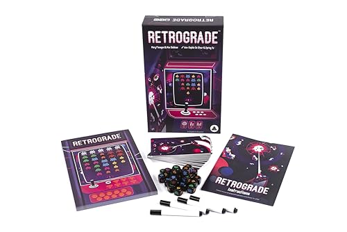 Retrograde, Fast-Paced Real-Time Dice Rolling Game, Ages 8+, 1 to 4 Players, Resonym Games
