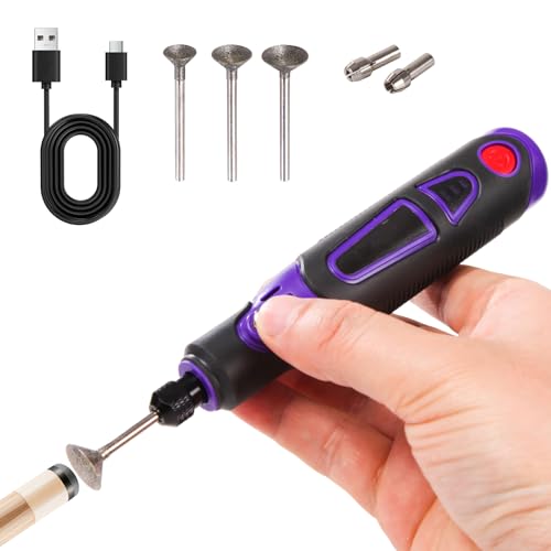 Toutrop Pool Cue Tip Shaper & Electric Cue Tip Grinder, Professional Cue Stick Tool Kit for Billiards Enthusiastsm, Portable Pool Cue Tip Repair Kit – Perfect for Home and Club Use
