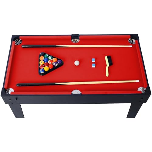 5-in-1 All Sports Game Table - Billiards, Hockey, Foosball, Ping Pong, and Basketball