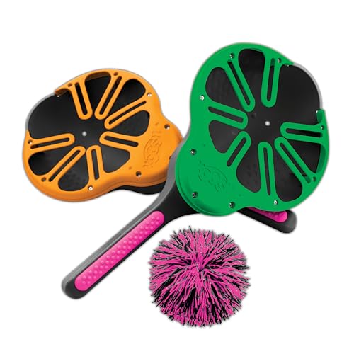 Koosh Flix Stix – Kids Outdoor Toys, Beach Toys, Plays Like Lacrosse, Kids Games, Outdoor Games for Adults and Family, Koosh Ball Included, Outdoor Play Toys, Screen-Free, Ages 6+ - style: Neon
