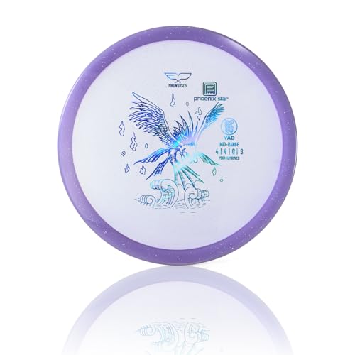 Yikun Yao PDGA Approved Midrange Disc Golf | Multiple Plastic Types, Reliable Flight Path | Overstable Mid Range Discs Golf for Outdoor Games and Competition