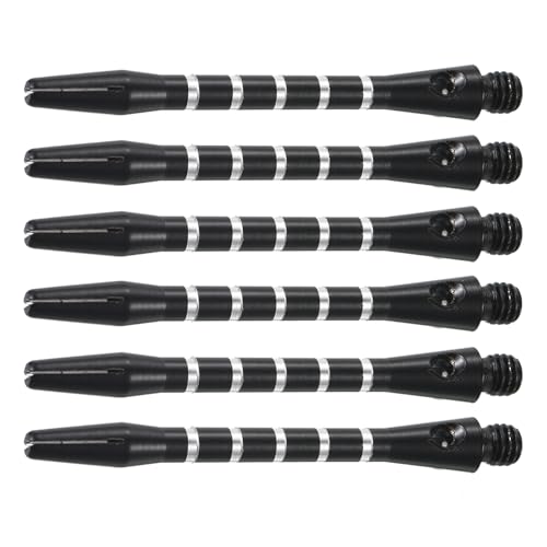 YOKIVE Dart Shafts Indoor Outdoor Plastic Medium Thread Dart Stems Replacement Dart - color: Black, size: 48mm
