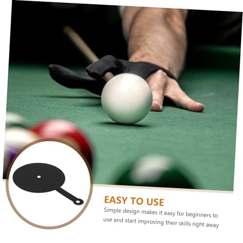 BESPORTBLE 2pcs Billiards Aim Improvement Mat Billiards Training Mat Pool Table Accessories Dot Aiming Cue Chalk