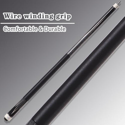 58 inch Canadian Maple Pool Cue Stick 19/20/21 Ounces Available, 13mm Fiber Leather Tip Billiard Cue, Irish Linen Wrap Cues for Beginner, Commercial and Home Entertainment - color: 01