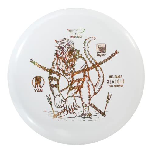 Yikun Disc Golf Midrange Professional PDGA Approved 165-176g Versatile Golf Disc Perfect for Outdoor Games and Competition (Color Disc May Vary)