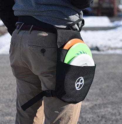 Infinite Discs Holster Disc Golf Pouch - color: Black