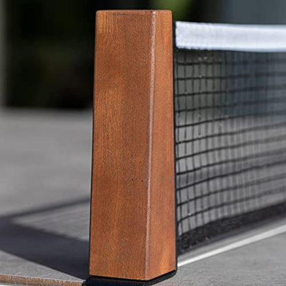 CORNILLEAU - Origin Outdoor Table - Design Ping-Pong Table - Made in France - Convertible - White - style: Fabric net - Tabletop Dark Stone