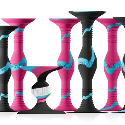 Popdarts PRO Pack Game Set (Rizzle) - Indoor, Outdoor Suction Cup Throwing Game - Competition with a POP - color: Black/Teal/Red/White