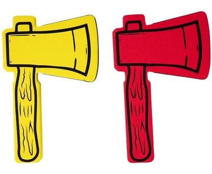 Anker Play 1000082/DOM Tomahawk Toss Safe Foam Axe Throwing Game for Kids, Multicolor, 4 Pieces