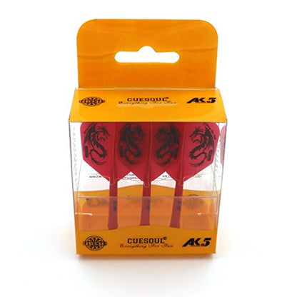 CUESOUL ROST Integrated Dart Flight and Shafts Meduim/Small/Large - color: Red Dragon, size: Size M-28mm