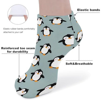 5 Pairs Women’s Low Cut Ankle Socks, Soft Athletic No Show for Running Yoga Daily Wear - color: Picture (7)