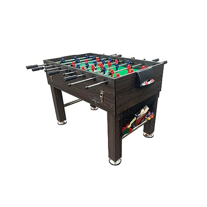 KICK Tetrad 55" 4-in-1 Multi Game Table – Foosball, Billiards/Pool, Air Hockey & Ping Pong - color: Brown