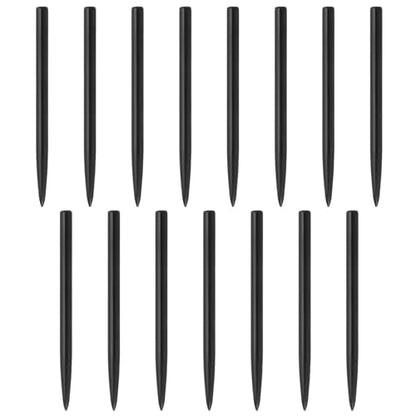 15pcs Dart Tips 2.3mm Dart Spare Points Nickel-Plated Iron Replacement Smooth Tips Metal Dart Points for Glide Spare Dart Points Black - color: 38mm