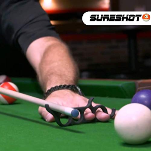 Sureshot Billiard Mechanical Bridge for Billiards, Hand Held Pool Bridge, Billiards Pool Cue Accessory, The First Ever Handheld Snooker Accessory That Perfects Every Shot!