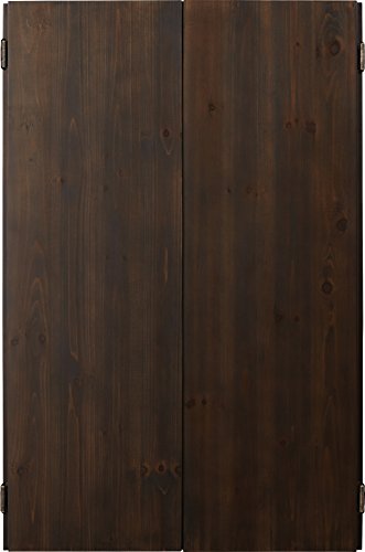 Viper Metropolitan Solid Wood Cabinet & Electronic Dartboard Play-Ready Bundle - color: Espresso, style: Premium Set