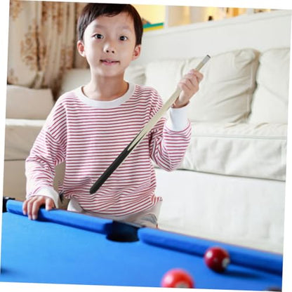 2Pcs Short Pool Cue for Lightweight Compact Billiard Cue Sticks for Beginners Smooth Design for Indoor Practice and Fun Games