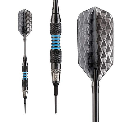 Viper Bobcat Adjustable Soft Tip Darts Blue Rings 16-18 Grams