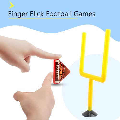 6 Sets of Finger Flick Football Games Mini Desktop Football Games Field Goal Football Tabletop Game for Indoor Office School Family Games Birthday Sports Party Favors