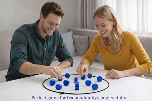 New Premium Magnetic Chess Board Game | Adjustable String, Large & Powerful Magnets | Portable Chess Set for Family, Travel, Camping & Parties, Kids & Adults (Blue) - color: Blue