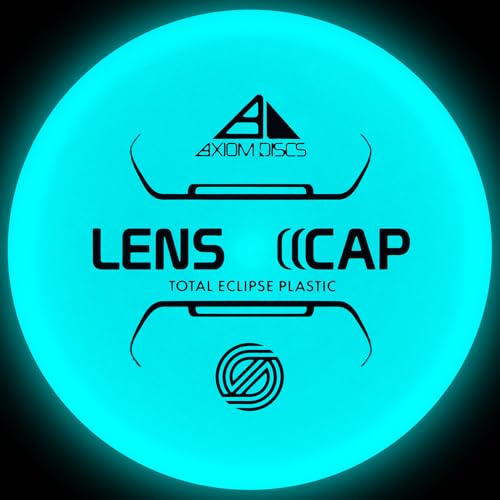 Axiom Discs Total Eclipse Glow 2.0 Lens Cap Simon Lizotte Edition Disc Golf Mini Disc (Colors May Vary)