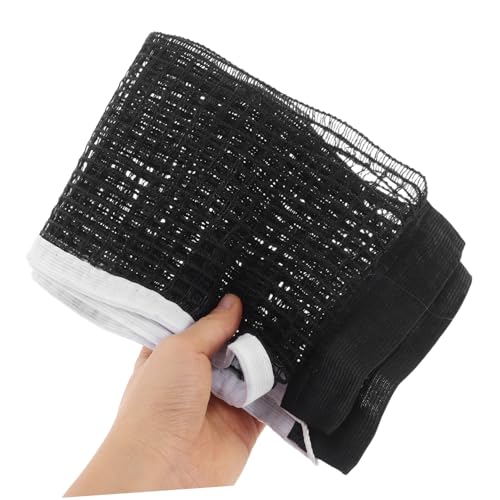 TOYANDONA Table Tennis Net Replacement Portable Cotton-Polyester Mesh for Training and Competition Adjustable Height Fits Standard Tables Quick Assembly