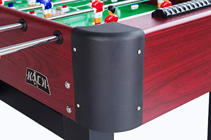 KICK Conquest 48" Foosball Table – Compact Indoor Game Table - color: Brown