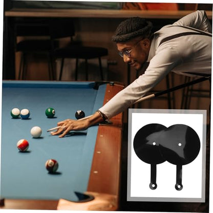 Abaodam Billiard Aim Trainer Mat 2pcs Pool Table Training Accessories Marker Dots for Beginners Aiming Practice Tool for Skill Development and Performance Enhancement