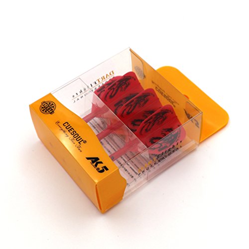 CUESOUL ROST Integrated Dart Flight and Shafts Meduim/Small/Large - color: Red Dragon, size: Size M-28mm