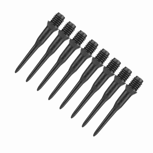 100pcs Durable Plastic Spots Replacement Set for Electronic Darts, Blackwhite, 4.5mm Thread Size, Ideal for Adult Sports Game