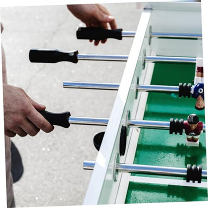 BESTonZON 4Pcs Black Plastic Foosball Table Handles Nonslip Grip Replacement Football Machine Accessories for Indoor Game Players