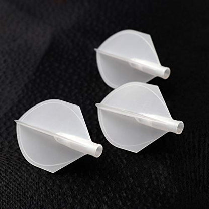 CUESOUL TERO AK4 Dart Flight Standard Shape/Shield Shape/Diamond Shape - color: Shield shape-Transparent
