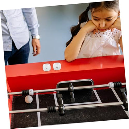 8pcs Table Soccer Rod Stop Rings Durable Plastic Foosball Locator Positioners for Precise Gameplay Control Replacement Parts for Foosball Tables