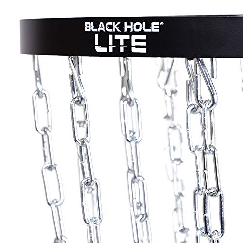 MVP Disc Sports Black Hole Lite 24-Chain Disc Golf Basket Target