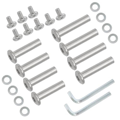 8PCS Inline Skate Wheels Screws, 6mm OD Roller Skate Bearings Screws 30mm & 35mm Skate Wheel Socket Screw, Roller Blades Replacement Skate Hardware Skate Wheel Axles Socket Screws