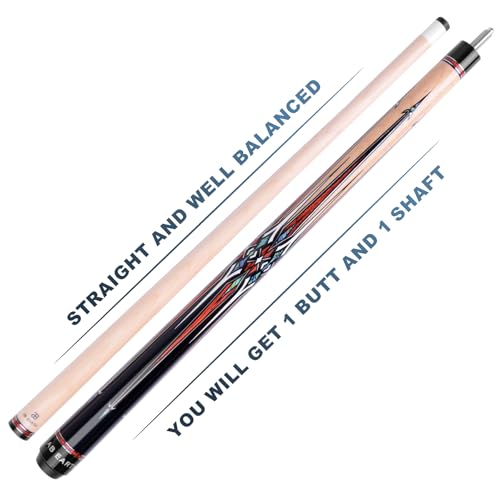 36 Inch/ 42 Inch/ 48 Inch Short Pool Cue Stick for Kids, Canadian Maple Billiard Cues for Tight Spaces - color: Natural 36"