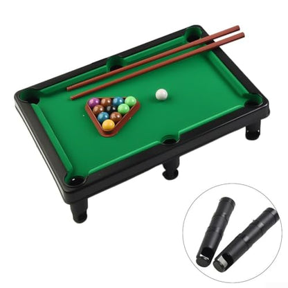 Tabletop Pool Set, Billiards Game for Family Game Night, Portable Snooker Table with and Balls, Desktop Pool Toy for and - color: S