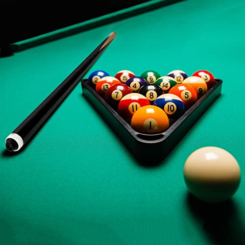Wettarn Pool Sticks 2 Piece 58 Inch Bar Billiard Pool Cue Table 12 oz 13 mm Glue for Tips Hardwood Wooden Cue Sticks Gift for Adults, Beginner, Men, Player, Starter, Club, Party, Father's Day