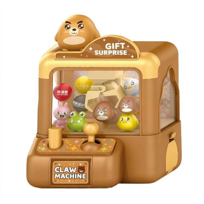 Mini Claw Machine for Kids - Vending Machines Toys, Electronic Arcade Game, Animal Theme Arcades Game Party Toy, Christmas & New Year Gifts for Boys Girls Age 3+, Party Home Arcade Toy (Bear) - color: Bear