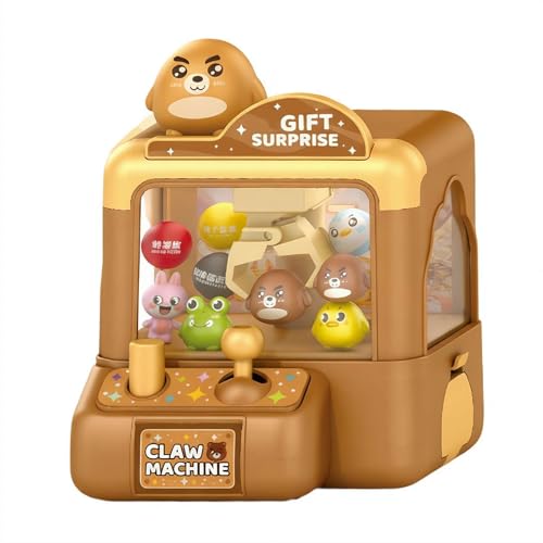 Mini Claw Machine for Kids - Vending Machines Toys, Electronic Arcade Game, Animal Theme Arcades Game Party Toy, Christmas & New Year Gifts for Boys Girls Age 3+, Party Home Arcade Toy (Bear) - color: Bear
