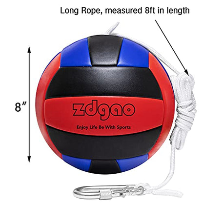 Soft Tether Ball- Replacement Tether Ball Come with Rope and Pump Set | Outdoors Game for Family Fun Play
