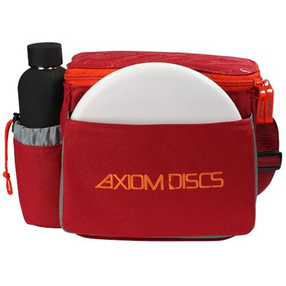 Axiom Discs Cell Disc Golf Starter Bag (Choose Your Favorite Color) - color: Orange/Ruby