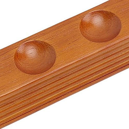 Srliya Wall Mounted Billiard Pool Rack 6 Cues Wooden Billiard Rack Billiard Stick Wall Rack